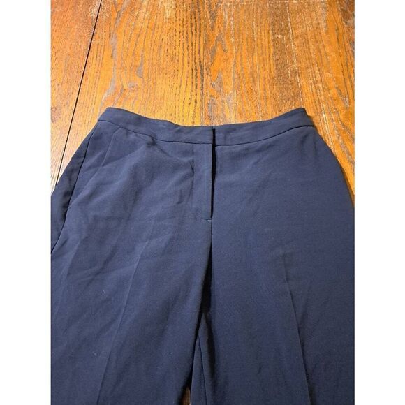 Size 10 Kim Rogers Signature Blue Capris Skimmer Pedal Pushers Button Detail Leg - Picture 3 of 4